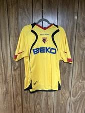 Diadora Watford FC 2007–08 Home Kit Jersey – Size XL