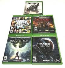 Xbox One Game Lot Of 5 Call Of Duty/Inquisition/GTA 5/Xermintide/Mass Effect