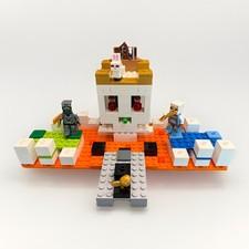 LEGO Minecraft: The Skull Arena (21145) 100% Complete w Minifigs-no manual/box