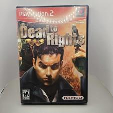 Vintage PS2 Dead to Rights Sony PlayStation 2 CIB Tested Video Game 2002