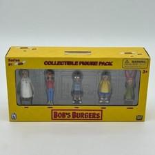 Bob’s Burgers Series 1 Collectible Figure Pack of 5 Bob Linda Tina Gene Louise