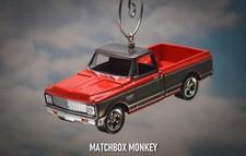 1972 Chevy C-10 Cheyenne Fleetside Chevrolet Pickup Truck Christmas Ornament c10