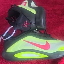 Nike Men's Mid Top Athletic Sneaker Volt/Black/Pink Colorblock Lace Up