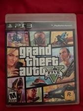 GTA 5 Grand Theft Auto v for PS3 Case and Manual (no map)