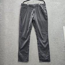 Michael Kors Men Pants 34X32 Gray Chino Twill Parker Slim Fit Button 31"