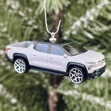 Chevrolet Silverado EV RST Christmas Ornament • Multiple Colors • Chevy Truck