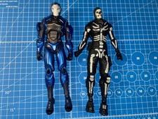 Action Figures Mixed Lot - 2 Figures  Fortnite skull trooper and carbide