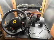 Thrustmaster Ferrari 458 Italia Racing Wheel Set W/ Force Feedback VGC