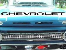 64-66 Chevy Truck Pickup CHEVROLET Grill Letters 1964, 1965,1966 Decal, Sticker