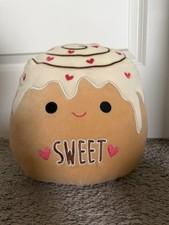 Squishmallow 8” Chanel Cinnamon Roll Valentine’s Day KellyToy 2023 BNWT