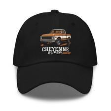 Orange Chevy Cheyenne Super 10 Dad Hat – Vintage Classic Pickup Truck Cap
