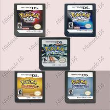 Pokemon Diamond Pearl Platinum Heart Gold Soul Silver DS Cartridges (Pre-Owned)