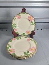 Vtg Franciscan Desert Rose 6 1/4" Bread/Butter Plates USA Set Of 4