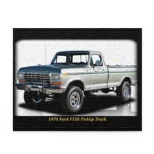 Iconic 1979 Ford F-150 Pickup Truck Puzzle (120 pcs) – Vintage Ford