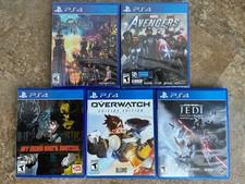 PS4 Games Bundle, 2 New Unopened, 3 Used, All Excellent Condition, Rated T
