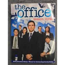 The Office Season Three DVD 4-Disc Box Set Steve Carell Comedy Series 2007