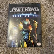 Metroid Prime 3 Corruption Premiere Edition Prima Official Game Guide W/Poster 