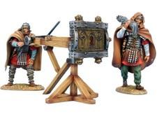 ROM234 Winter Roman Scorpio with 2 Crew Figures - First Legion Miniature Model