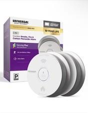 Universal 2-Pack 10-Year Battery Combination Smoke and Carbon Monoxide Detector