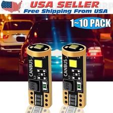 T10 LED License Plate Light Bulbs 6000K Super Bright White 168 2825 194