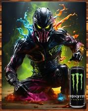 Monster Energy - Unleash the Beast - Rare - Metal Sign 11 x 14