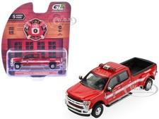 2018 FORD F-350 PICKUP "LAFD" RED 1/64 DIECAST MODEL BY GREENLIGHT 67070 F