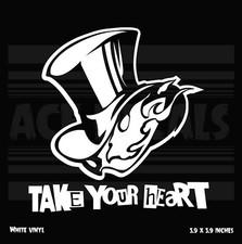 Persona 5 - Joker - Take Your Heart  - Nintendo - vinyl decal sticker car laptop