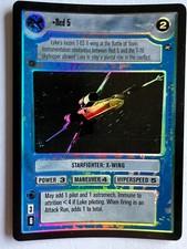 Decipher Star Wars CCG Reflections I 1 Red 5 Foil
