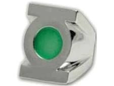 Adult Green Lantern Hero Ring Silver Metal Zinc Alloy