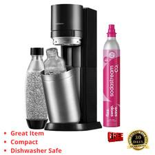 SodaStream Duo Sparkling Water Maker Glass & Plastic Bottles Quick Connect CO2