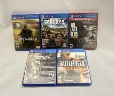PS4 Video Game LOT Bundle Sony PlayStation 4 Last Of Us Fall Out 4 Far Cry 5 ETC
