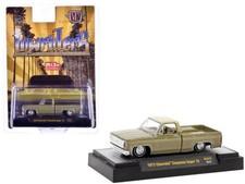 1973 CHEVROLET CHEYENNE SUPER 10 PICKUP GOLD 1/64 DIECAST CAR BY M2 31500-MJS72
