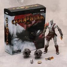 NECA God of War 3 Ultimate Kratos Ghost Of Sparta Flame Knife 7in Action Figure