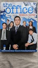 The Office Season 3 4-Disc DVD Set Deleted Scenes Commentaries 2007 NR Carell