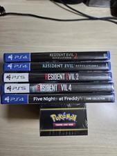 PlayStation 4 & 5 Resident Evil Game Lot with Five Nights at Freddy's Core Coll.
