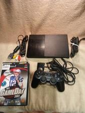 Sony PlayStation 2 Slim Model  with Cables and Controller. Tested Read Descripti