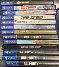 LOT OF 13 PS4 VIDEO GAMES-CALL oF DUTY-INJUSTICE-AVENGERS-ALL PRE OWNED-RARE