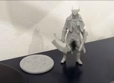 Bloodborne Hunter Miniature 3D Print
