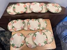 Franciscan Desert Rose Bread and Butter Plates 1950’s Set of 4 Beautiful 6.25”