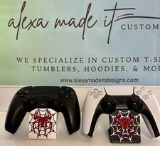 Custom Spider-Man PS5 or Xbox Controller Holders 3D Printed PLA