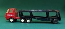 Vintage Tonka 9" Car Hauler (55010) Truck and Trailer in Black