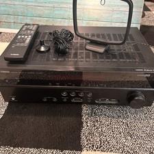 Yamaha RX-V375 5.1 Channel  A/V HDMI Receiver and Remote Control Bundle- Tested