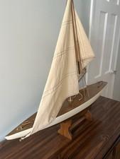 Sailboat Decoration. Wooden