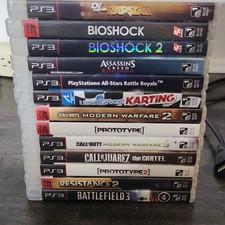 Activision 2K Ubisoft PS3 Game Lot NTSC-U/C M Manual Call of Duty BioShock