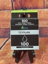 Lexmark Standard Yield 100 Ink Cartridge - Black Ink Vizix Print NEW IN BOX