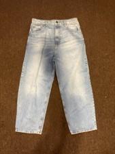 Baggy Blue wash Jeans Y2K Wide Leg Size 34/30
