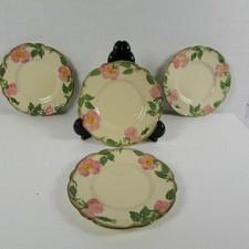 Vintage Franciscan Desert Rose Bread/Dessert Plates 6 3/8" SET OF 4