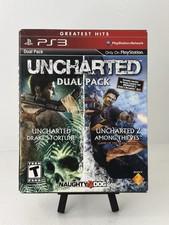 Uncharted 1 & 2 Dual Pack - Sony PlayStation 3 Tested Complete w/ Manuals