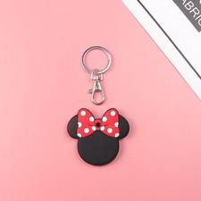 Cute Mini Access Card Holder Keychain Round RFID Elevator Key Protective Cover