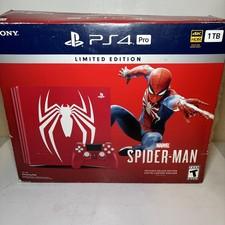 Sony PlayStation 4 Pro Limited Edition Marvel's Spider Man Bundle 1TB 